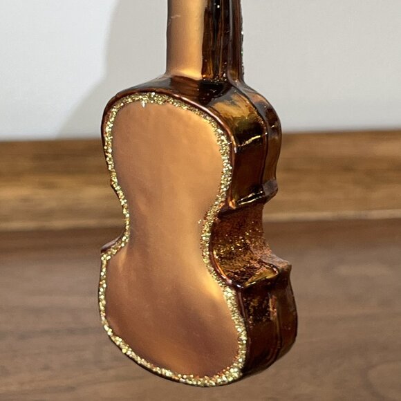 Merck Family's Old World Christmas "Violin" Blown Glass Ornament Vintage 2004 - Picture 6 of 9